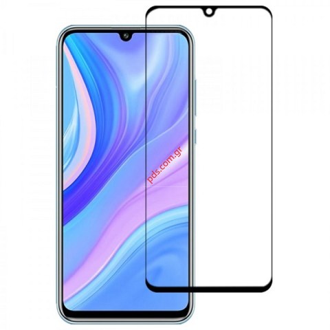 Προστατευτικό τζάμι Huawei P Smart (2019), Honor 10 Lite Full Glue Black Tempered Glass λεπτό 0,3mm αντιχαρακτικό εξωτερικό γυαλί προστασίας οθόνης.