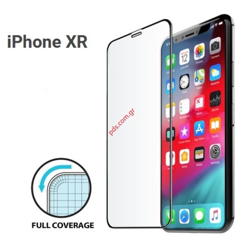 Προστατευτικό τζάμι iPhone 11, XR (6.1) Full Glue Black Tempered glass 0,25mm. Προστατευτικό τζάμι iPhone 11, XR (6.1) Full Glue Black Tempered glass 0,25mm.