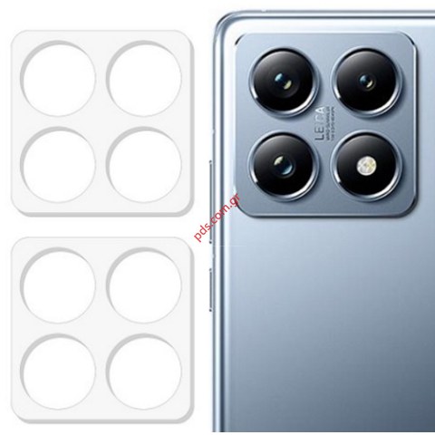 Προστατευτικό τζάμι κάμερας  Xiaomi 14T/ 14T PRO σετ 2 τεμαχια Clear 9H Box 