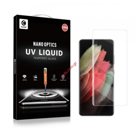 Προστατευτικό τζάμι Samsung S908 Galaxy S22 ULTRA UV Nano Optics Full glue Box Προστατευτικό τζάμι Samsung S908 Galaxy S22 ULTRA UV Nano Optics Full glue Box
