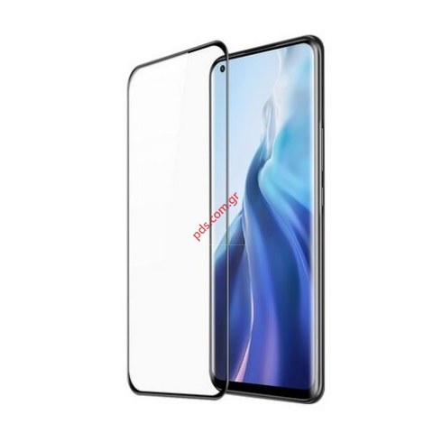 Προστατευτικό τζάμι Xiaomi Mi 11T/ Mi 11T PRO Tempered glass Full Glue Clear Slim curved Box