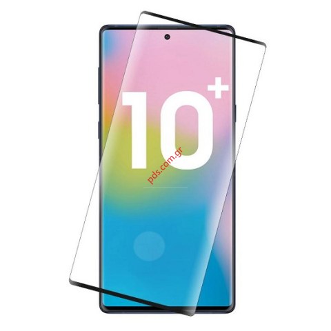 Tempered glass film Samsung Galaxy Note 10 Plus (SM-N975F) Curved Side Glue Clear. Tempered glass film Samsung Galaxy Note 10 Plus (SM-N975F) Curved Side Glue Clear.