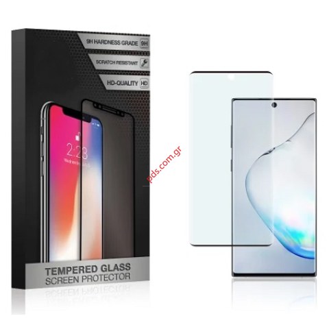 Tempered glass film Samsung Galaxy Note 10 (SM-N970F) Curved Side glue Black. Tempered glass film Samsung Galaxy Note 10 (SM-N970F) Curved Side glue Black.