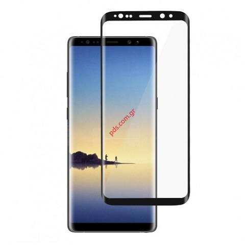 Tempered glass film Samsung Galaxy Note 8 (SM-N950) Curved Side glue Black. Tempered glass film Samsung Galaxy Note 8 (SM-N950) Curved Side glue Black.