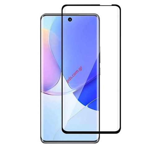 Τζάμι προστασίας Huawei Nova 9 (NAM-LX9), HONOR 50 Black Full Glue Glass 5D 2.5D Tempered Glass Blister