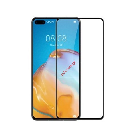 Τζάμι προστασίας Huawei P40 Full Glue Black Glass