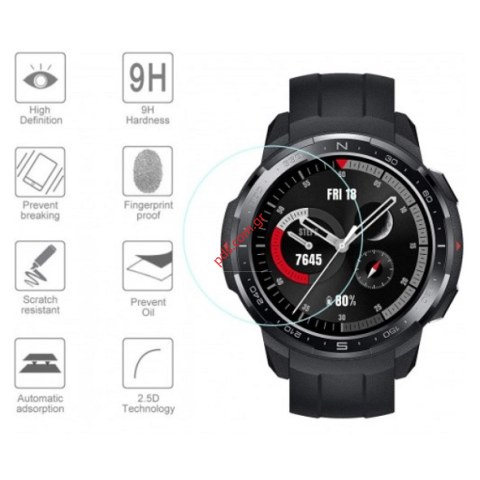 Τζάμι προστασίας Huawei Smartwatch Honor GS PRO Tempered Glass Black.