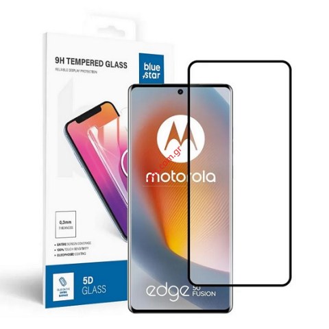 Τζάμι προστασίας Motorola EDGE 50 Fusion Full Glue Tempered glass 5D 0.33MM Blister