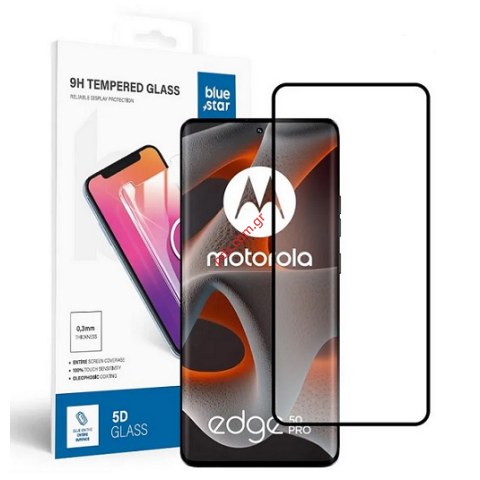 Τζάμι προστασίας Motorola EDGE 50 PRO Full Glue Tempered glass 5D 0.33MM BOX