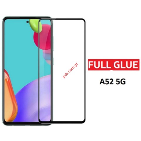 Tempered glass side glue Samsung A52 5G SM-A526F Black compatible A52s 5G / A52 5G / A52 4G / A53 5G  Tempered glass side glue Samsung A52 5G SM-A526F Black compatible A52s 5G / A52 5G / A52 4G / A53 5G