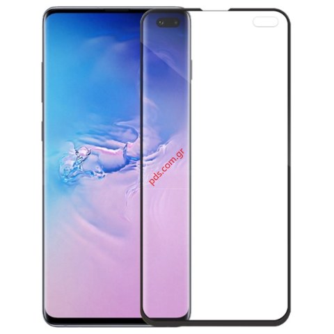 Τζάμι προστασίας Samsung Galaxy S10 Plus G975 Ceramic MATE 5D full glue Black Curved Glass Blister Τζάμι προστασίας Samsung Galaxy S10 Plus G975 Ceramic MATE 5D full glue Black Curved Glass Blister