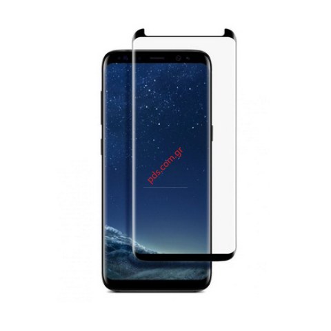 Τζάμι προστασίας Samsung Galaxy S8 G950F Full Glue 5D Black tempered glass hard 0,25mm box