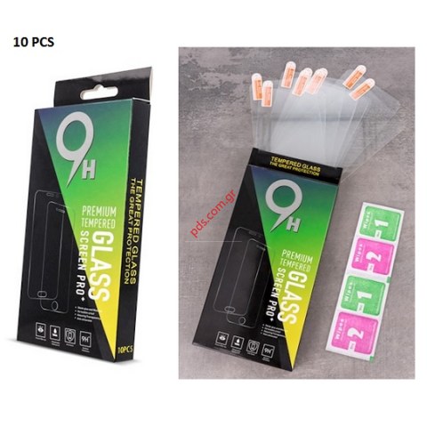 Τζάμι προστασίας σετ 10τμχ Samsung A41 Galaxy A415 Tempered glass 0.3mm Clear BOX (10 PCS)
