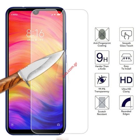 Tempered glass film Xiaomi Redmi Note 8 6.3 inch Protective.