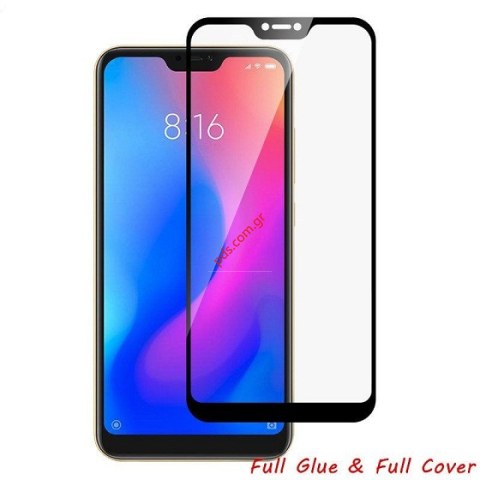 Τζάμι προστασίας Tempered Full Glue Xiaomi Mi8 6.21 inch (αντιχαρακτικό εξωτερικό γυαλί προστασίας οθόνης).