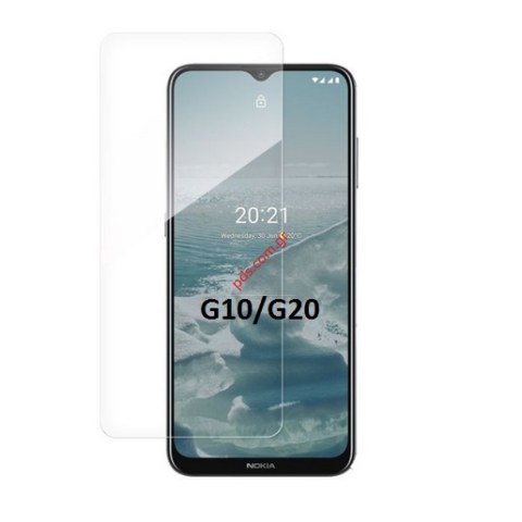 Τζάμι προστασίας Tempered Nokia G10/G20 Flat 9H 3D 0,3mm (αντιχαρακτικό εξωτερικό γυαλί προστασίας οθόνης) Box