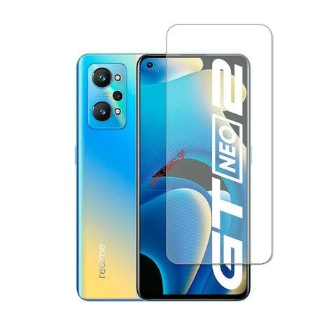 Τζάμι προστασίας Tempered Realme GT NEO 2 2T 5G Flat 9H 3D 0,3mm (αντιχαρακτικό εξωτερικό γυαλί προστασίας οθόνης) Box