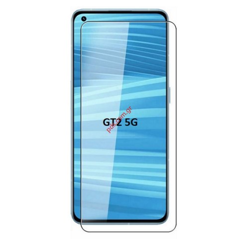 Τζάμι προστασίας Tempered Realme GT2 5G Flat 9H 3D 0,3mm (αντιχαρακτικό εξωτερικό γυαλί προστασίας οθόνης) Box
