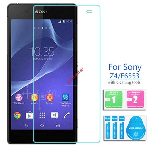 Τζάμι προστασίας Tempered Sony E6553 Xperia Z3+, E6533 Xperia Z3+ Dual SIM Protective Glass Premium 0,3mm