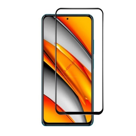 Τζάμι προστασίας Tempered Xiaomi Mi 11i 5G/Poco F3 FULL GLUE 5D 9H 0,3mm (αντιχαρακτικό εξωτερικό γυαλί προστασίας οθόνης) Box