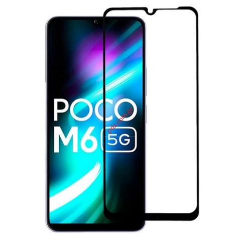 Τζάμι προστασίας Xiaomi POCO M6 5G Tempered Full Glue Black.
