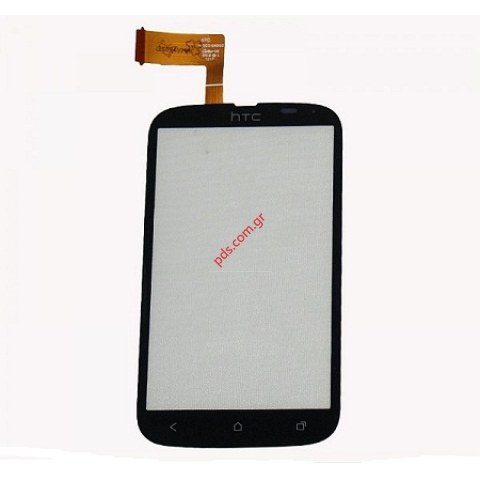 Εξωτερικό τζάμι HTC Desire X Touch screen με την αφή και ταινία Len Black