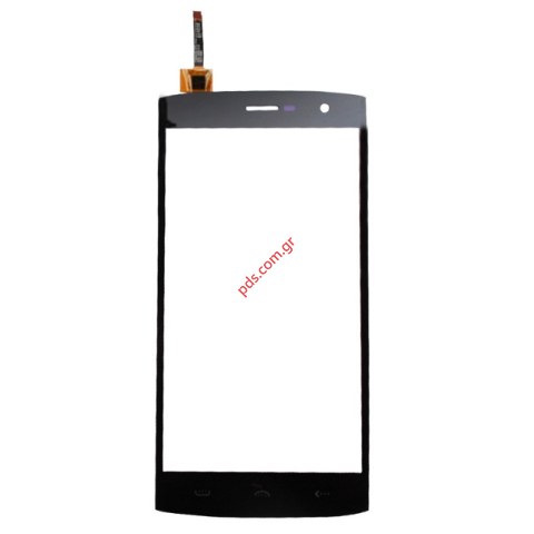Εξωτερικό τζάμι με αφή για Homtom HT7 Black Toucscreen digitizer