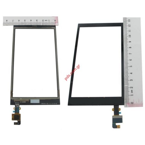 Εξωτερικό τζάμι με αφή HTC Desire 620G Dual SIM Black Touch screen with digitizer σε μαύρο χρώμα