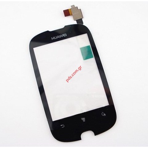 Εξωτερικό τζάμι με αφή (OEM) Huawei Ascend Y100 Black σε μαύρο χρώμα