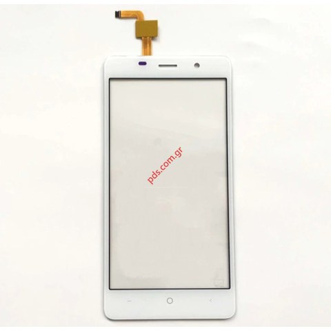 Εξωτερικό τζάμι με αφή (OEM) Leagoo M5 White σε λευκό χρώμα (ΠΑΡΑΔΟΣΗ ΣΕ 30 ΗΜΕΡΕΣ)