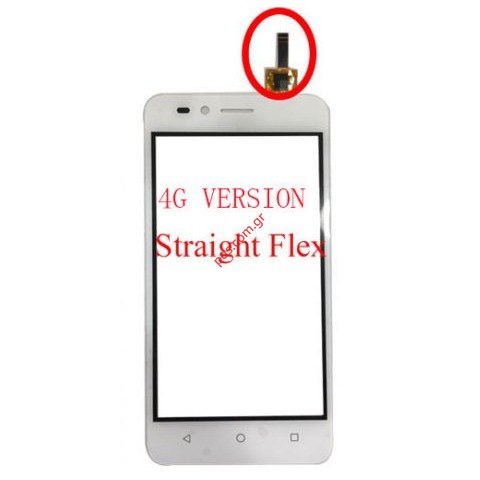 External glass (OEM) white Huawei Y3 ii 2016 (4G LTE VERSION ONLY) Digitizer with touch screen