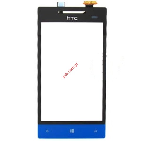 Εξωτερικό τζάμι με την αφή HTC 8S Blue Touch Digitizer 