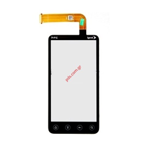 Εξωτερικό τζάμι με την αφή HTC Evo 3D G17 Touchscreen Len (LOGO SPIRIT) Black