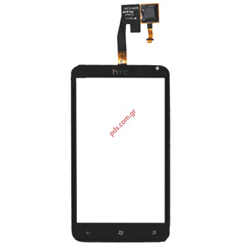 Εξωτερικό τζάμι με την αφή και ταινία HTC Radar C110e Touchscreen Len σε μαύρο χρώμα
