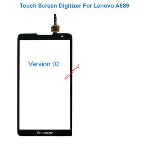 Εξωτερικό τζάμι με την αφή (OEM) Lenovo A899 Black V2 touch screen with digitizer