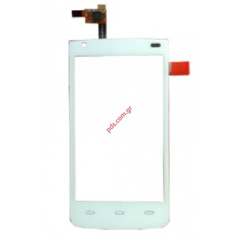 External glass (OEM) Alcatel OT-992D with digitizer white