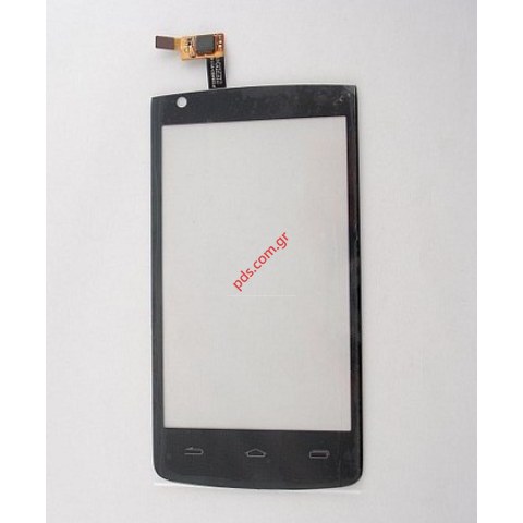 External glass (OEM) Alcatel OT992D with digitizer Black 