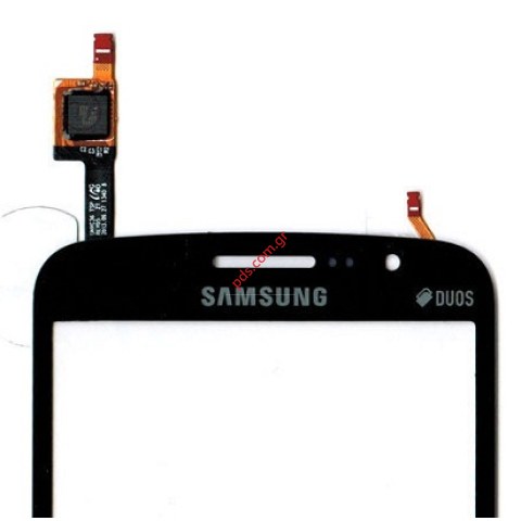 External glass (OEM) Samsung G7102 Galaxy Grand 2 DUOS (Dual Sim) Black with touch screen digitizer