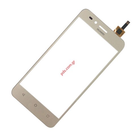 External glass (OEM) Gold Huawei Y3 ii 2016 (4G LTE VERSION ONLY) Digitizer with touch screen.