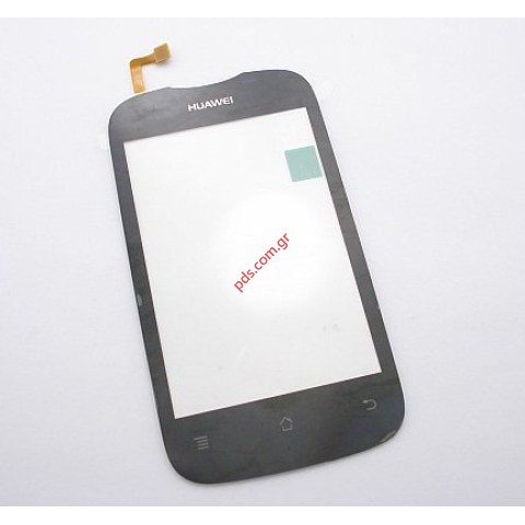External Huawei Ascend Y201 (OEM) Black Touch Unit + Display Glass. 