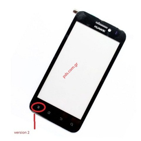 External glass (OEM) with digitazer Huawei U8860 Honor V2 Line Touch black