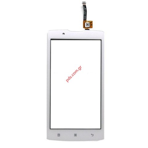 Εξωτερικό τζάμι (OEM) Lenovo A2010 White σε λευκό χρώμα touch screen with digitizer