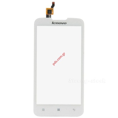 Εξωτερικό τζάμι (OEM) Lenovo A680 Touch White σε λευκό χρώμα