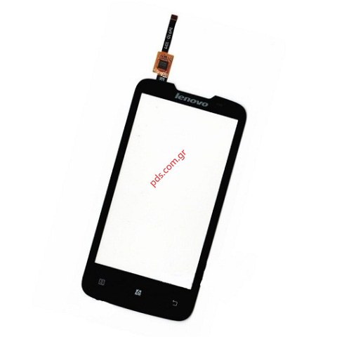 Εξωτερικό τζάμι (OEM) Lenovo A820 Black με την αφή touch σε μαύρο χρώμα