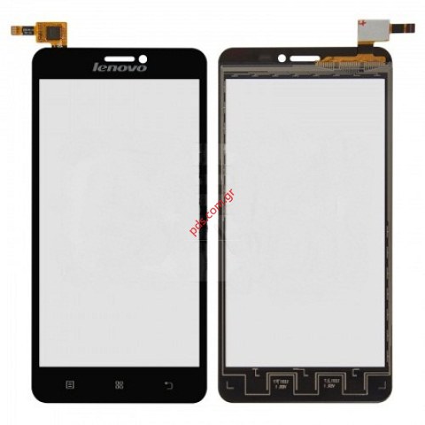 Εξωτερικό τζάμι (OEM) Lenovo S850 Black touch digitizer σε μαύρο χρώμα