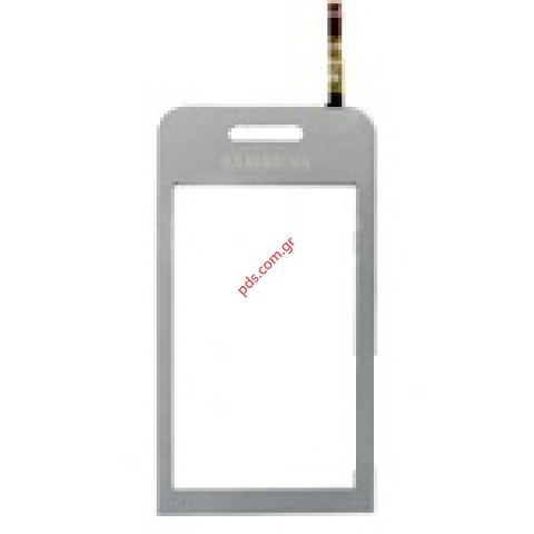 Εξωτερικό τζάμι (OEM) με την αφή Samsung S5230 Star Touch panel window Digitazer σε ασημί χρώμα Εξωτερικό τζάμι (OEM) με την αφή Samsung S5230 Star Touch panel window Digitazer σε ασημί χρώμα
