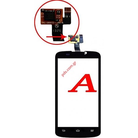 Εξωτερικό τζάμι (OEM) ZTE Blade V Touch Version A με την αφή Εξωτερικό τζάμι (OEM) ZTE Blade V Touch Version A με την αφή