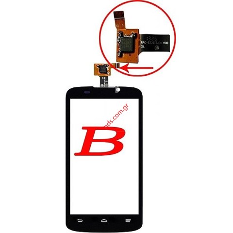 Εξωτερικό τζάμι (OEM) ZTE Blade V Touch Version B με την αφή Εξωτερικό τζάμι (OEM) ZTE Blade V Touch Version B με την αφή