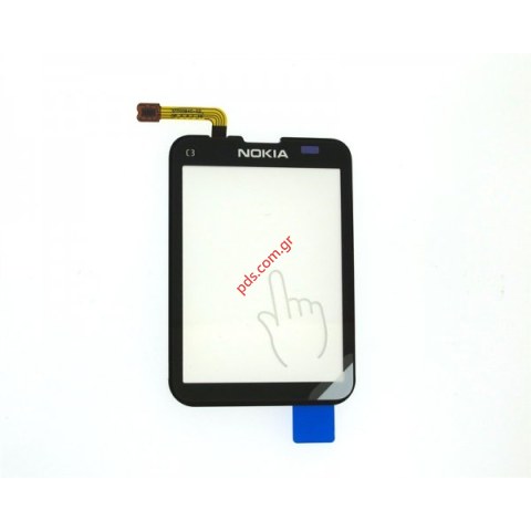 Εξωτερικό τζάμι πάνελ με την αφή Nokia C3-01 (OEM) Black με touch screen panel digitizer (ΠΟΙΟΤΗΤΑ ΚΙΝΑΣ) ΕΞΑΝΤΛΗΘΗΚΕ