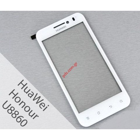 External glass with digitazer Huawei U8860 Honor touch White